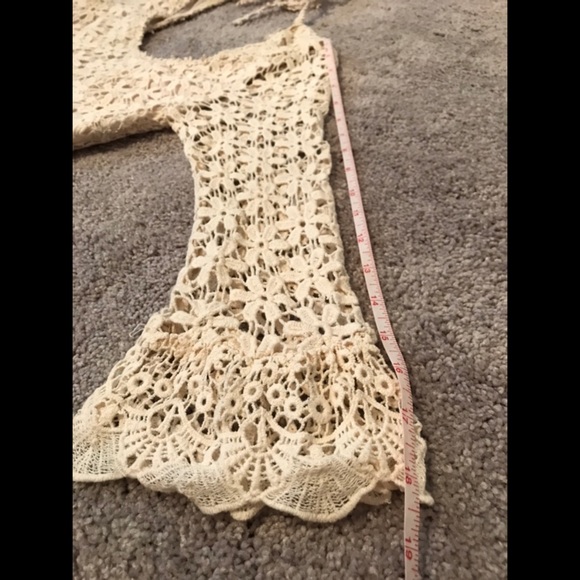 ••Donated••ark & co • Ivory Lace Romper - Picture 6 of 8